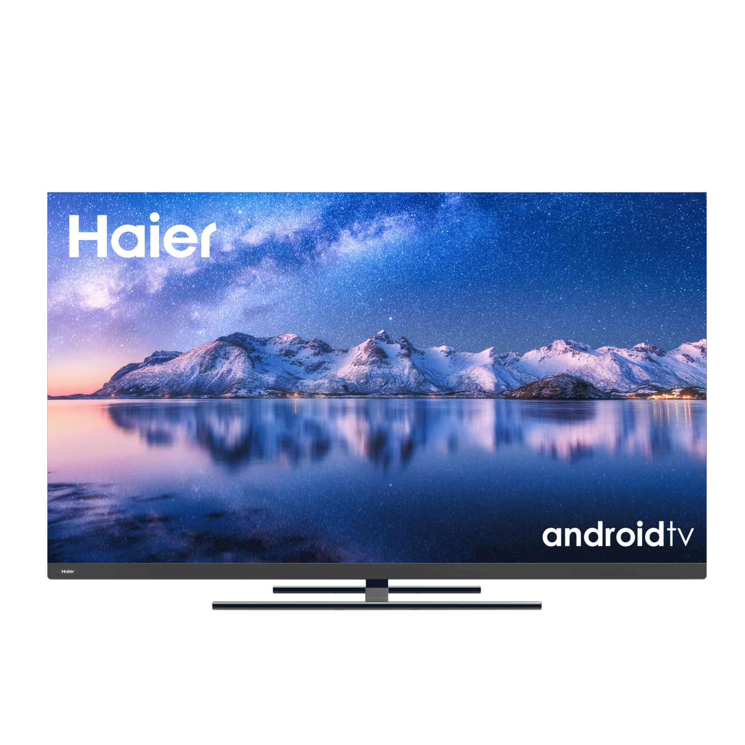 TV LED 55"- Haier S8 Series H55S800UG, Smart TV (Android TV 11), UHD 4K, Dolby Atmos-Vision, Altavoces Frontales, Control por Voz, Dbx-tv®, Negro