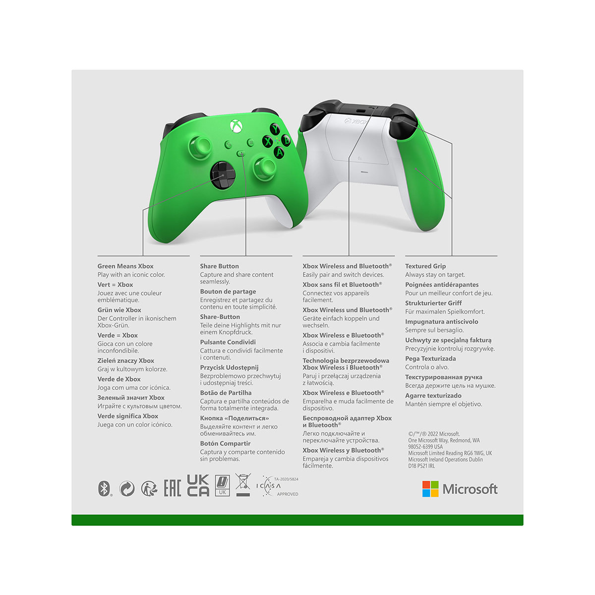 Xbox Regler , Ragazzi, One Size, Schwarz, Offizielle Ware