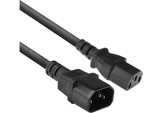 ACT Hálózati hosszabbító kábel, C13 - C14, max. 230V - 10A, 1,8 méter, fekete (AC3315)