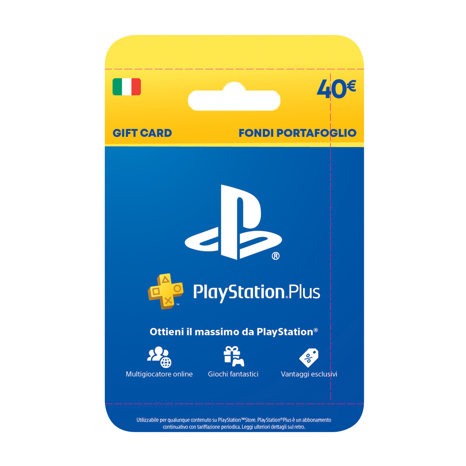 Card Prepagata Sony PlayStation Live Card 40