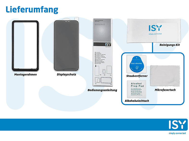 Thumbnail - ISY IPG 5175-2.5D Displayschutz (für Samsung Galaxy A54 5G und S23 FE)