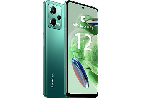 Móvil  Xiaomi Redmi Note 12 5G, Verde, 128 GB, 6 GB RAM, 6.67 AMOLED FHD+  120Hz, Qualcomm Snapdragon® 4 Gen 1 - 2,2 Ghz, 5000 mAh, Android