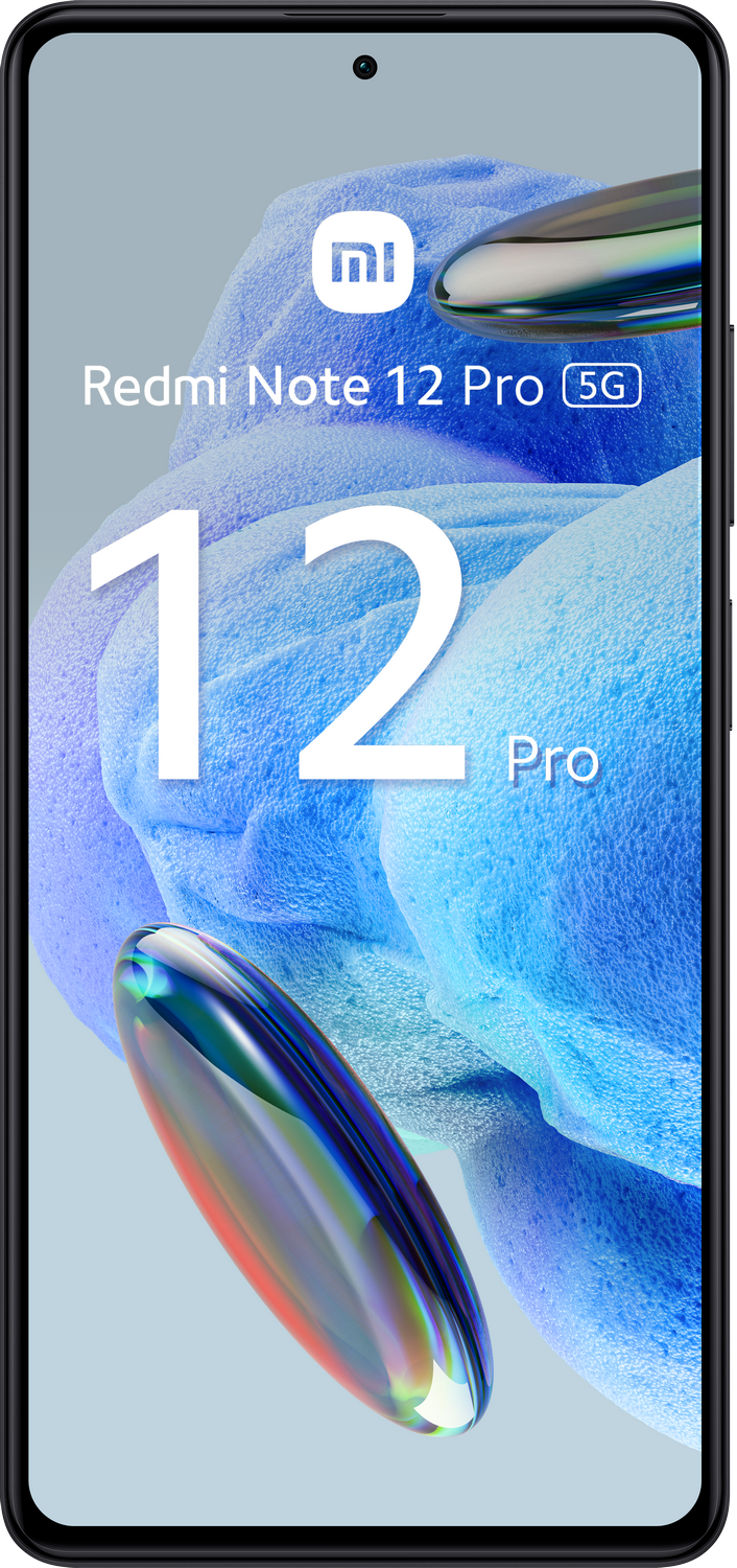 Móvil - Xiaomi Redmi Note 12 Pro 5G, Negro, 256 GB, 8 GB RAM, 6.67" AMOLED FHD+ 120Hz, MediaTek Dimensity 1080 2,6 Ghz, 5000 mAh, Android