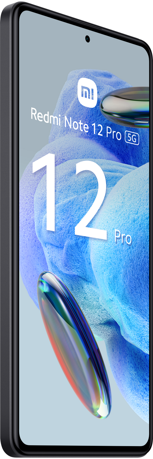 Móvil - Xiaomi Redmi Note 12 Pro 5G, Negro, 256 GB, 8 GB RAM, 6.67" AMOLED FHD+ 120Hz, MediaTek Dimensity 1080 2,6 Ghz, 5000 mAh, Android