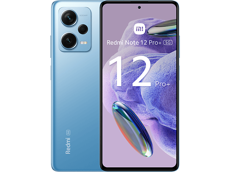 Móvil  Xiaomi Redmi Note 12 Pro + 5G, Azul, 256 GB, 8 GB RAM