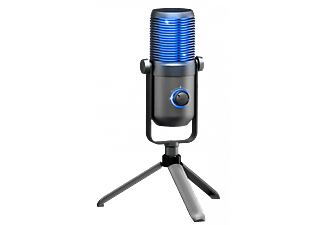 SPIRIT OF GAMER EKO 900 asztali mikrofon, USB, állvány, 3,5mm jack kimenet, kék LED, fekete (MIC-EKO900)