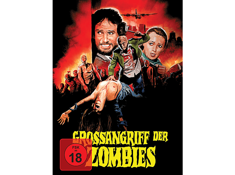 Großangriff der Zombies Limitiertes Mediabook Cover + A Blu-ray DVD