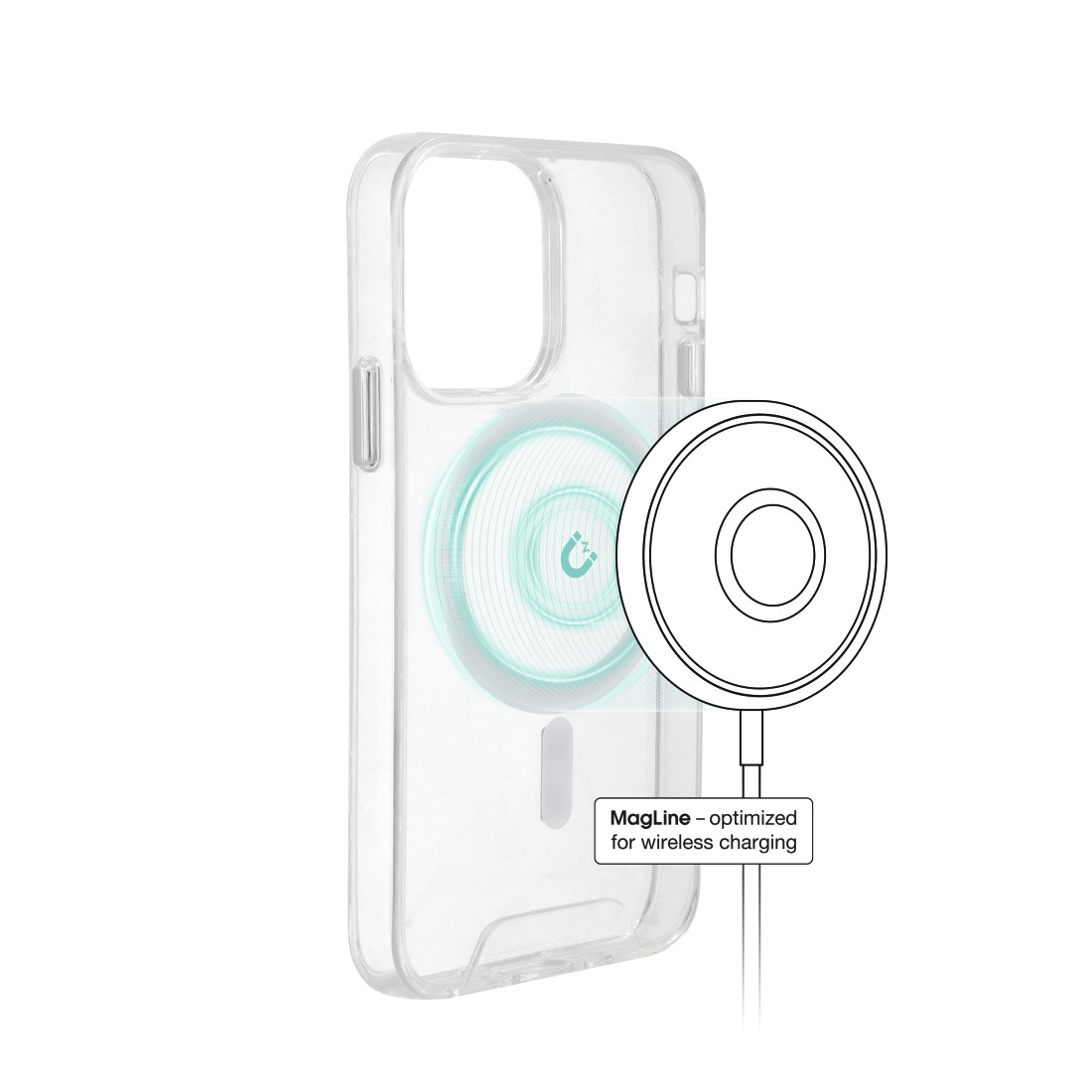 HAMA MagCase Safety, Backcover, Apple, Pro, Transparent iPhone 13