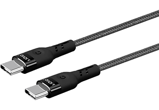SAVIO USB 2.0 Type-C/Type-C összekötő kábel, 1 méter, fekete (CL-150)