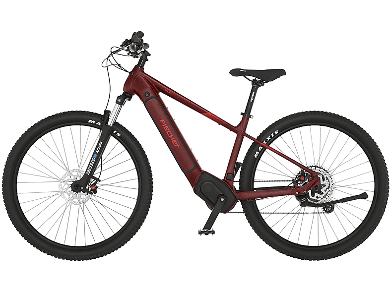 FISCHER Montis 7.0I Mountainbike (Laufradgröße: 29 Zoll, Rahmenhöhe: 49 cm, Unisex-Rad, 630 Wh, Rot )