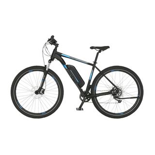 FISCHER Montis EM 1724 Mountainbike (Laufradgröße: 29 Zoll, Rahmenhöhe: 51 cm, Unisex-Rad, 557 Wh, Schwarz)