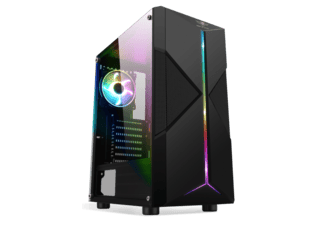 Clone 4-Boitier Pc Gamer Rgb Avec Paroi Transparente En Verre Trempé-Créez Votre Pc Gaming-Tour