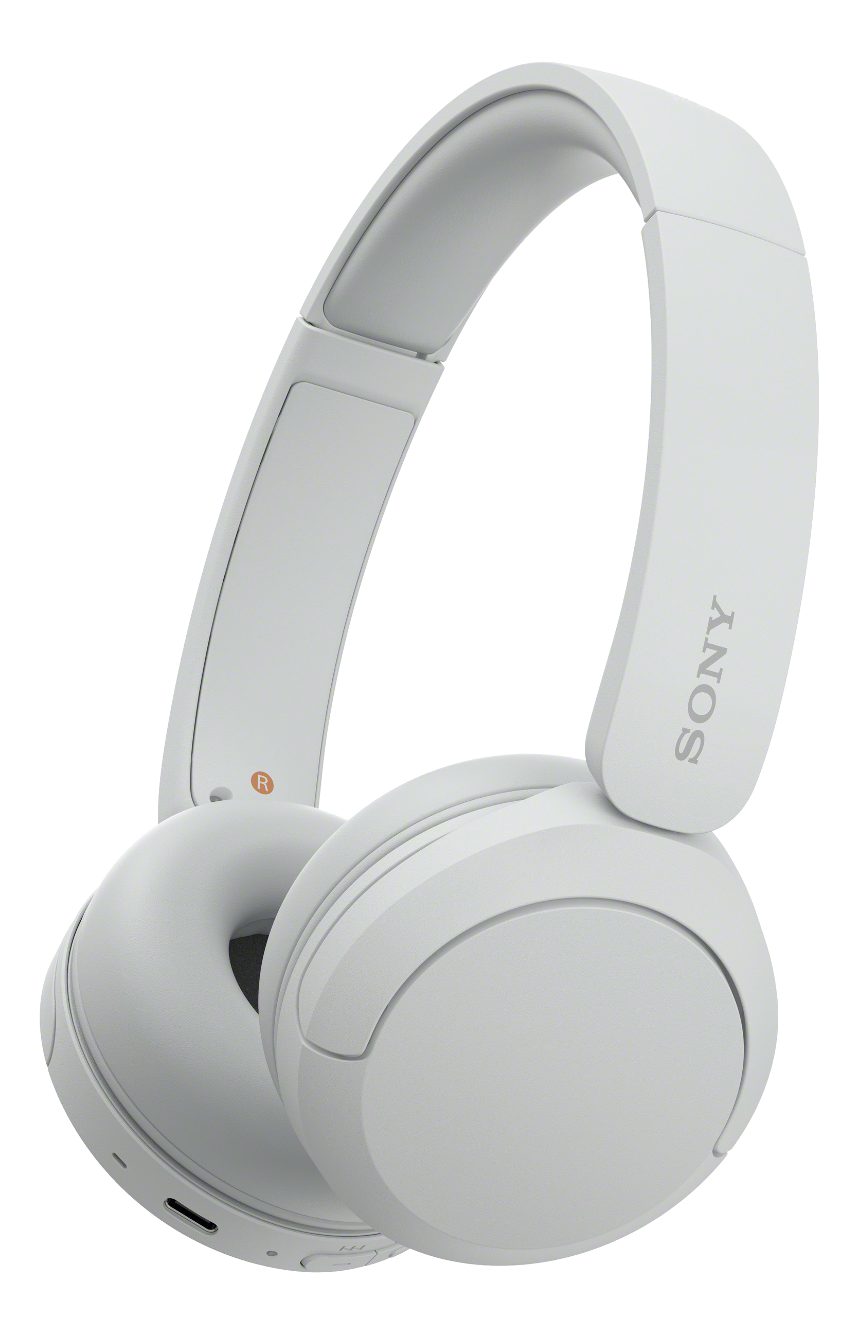 SONY WH-CH520 - Bluetooth Kopfhörer (On-ear, Weiss)
