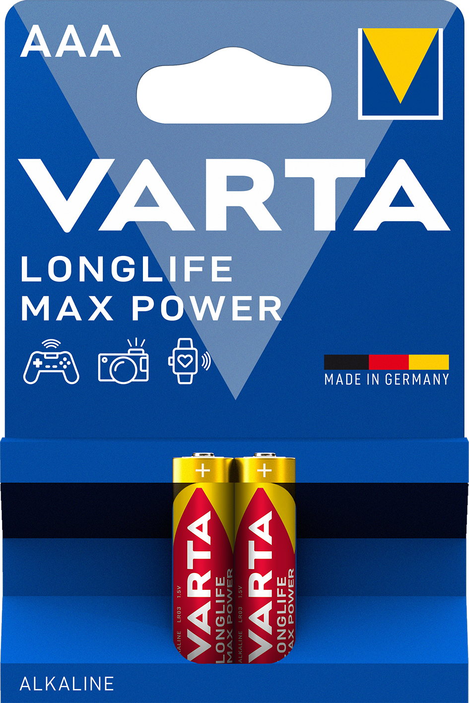 VARTA Longlife MaxPower ceruza/ AA/ LR06 alkáli elem, 2 db (4706101412)