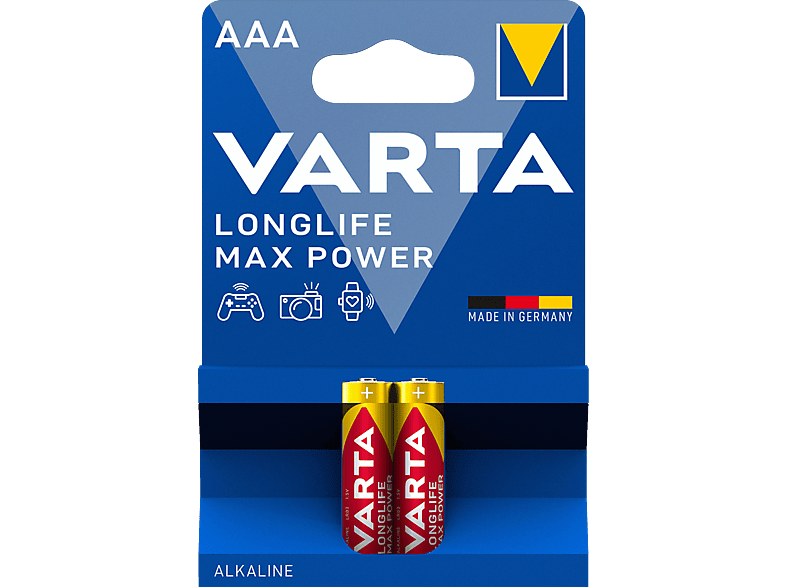 VARTA Longlife MaxPower ceruza/ AA/ LR06 alkáli elem, 2 db (4706101412)