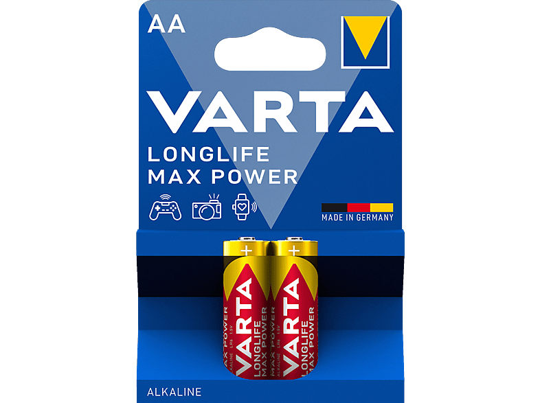 VARTA Longlife MaxPower mikro/ AAA/ LR03 alkáli elem, 2 db (4703101412)