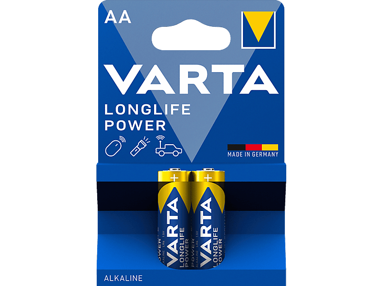 VARTA Longlife Power ceruza/ AA/ LR06 alkáli elem, 2 db (4906121412)