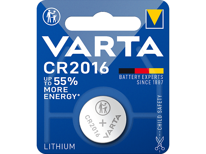 VARTA CR2016 gombelem, 1 db (6016101401)