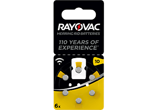 RAYOVAC Rayovac 10 hallókészülék elem, 10 db (4610945416)