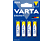 VARTA Energy mikro/ AAA/ LR03 alkáli elem, 4 db (4103229414)