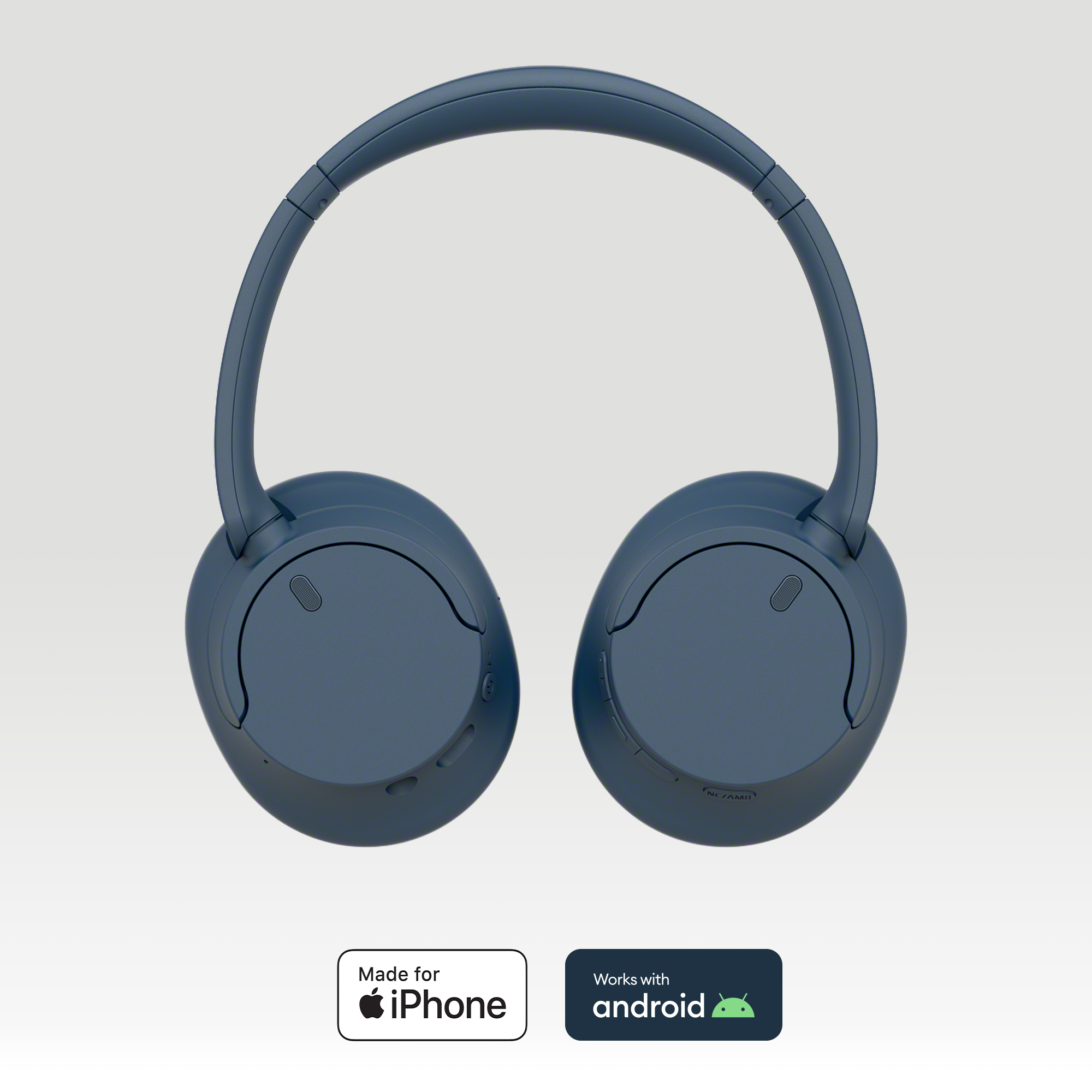 SONY WH-CH720N - Bluetooth Noise Cancelling-Kopfhörer (Over-ear, Blau)
