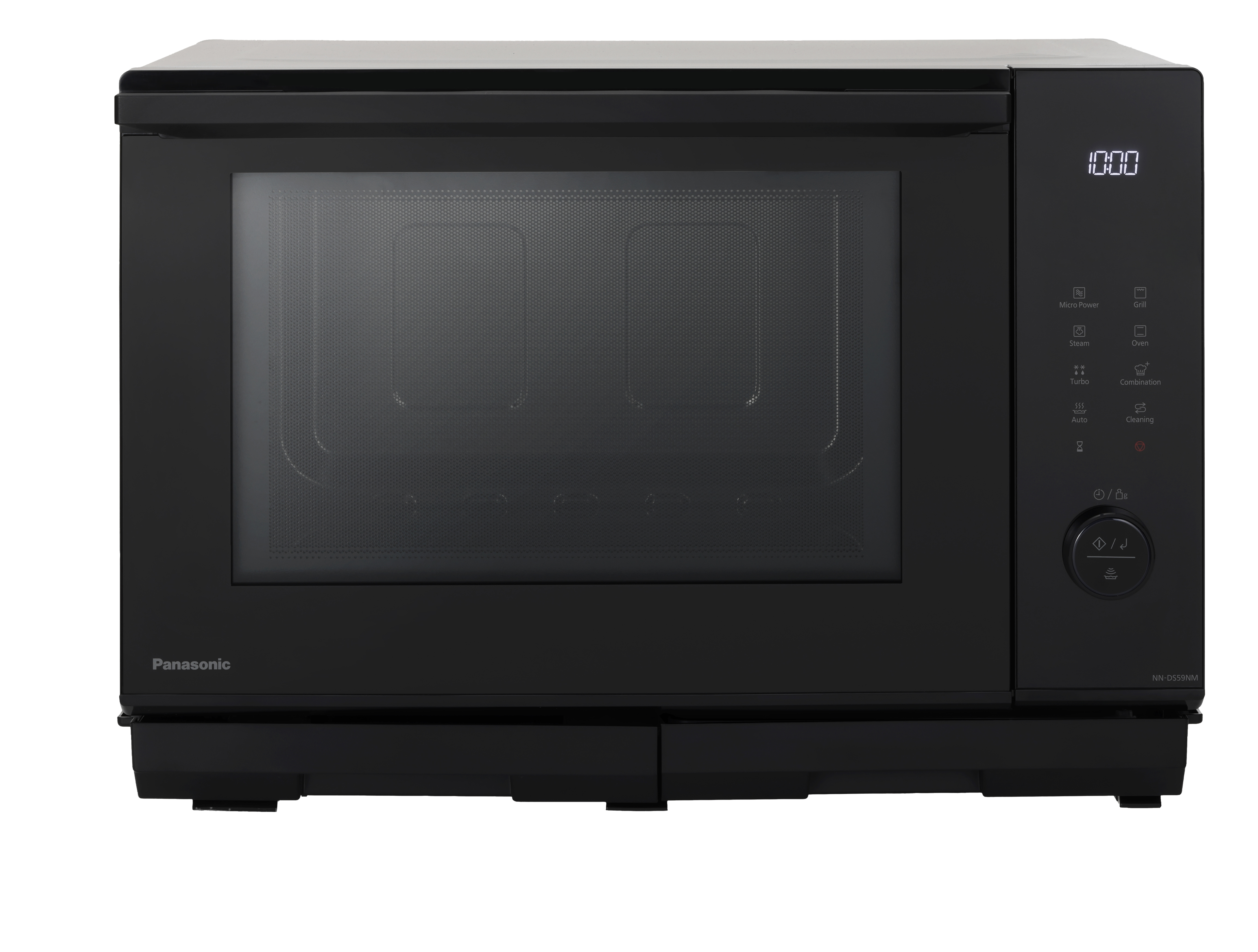 PANASONIC NN-DS59NMETG, Mikrowelle (1000 Watt, Grillfunktion & Dampffunktion)