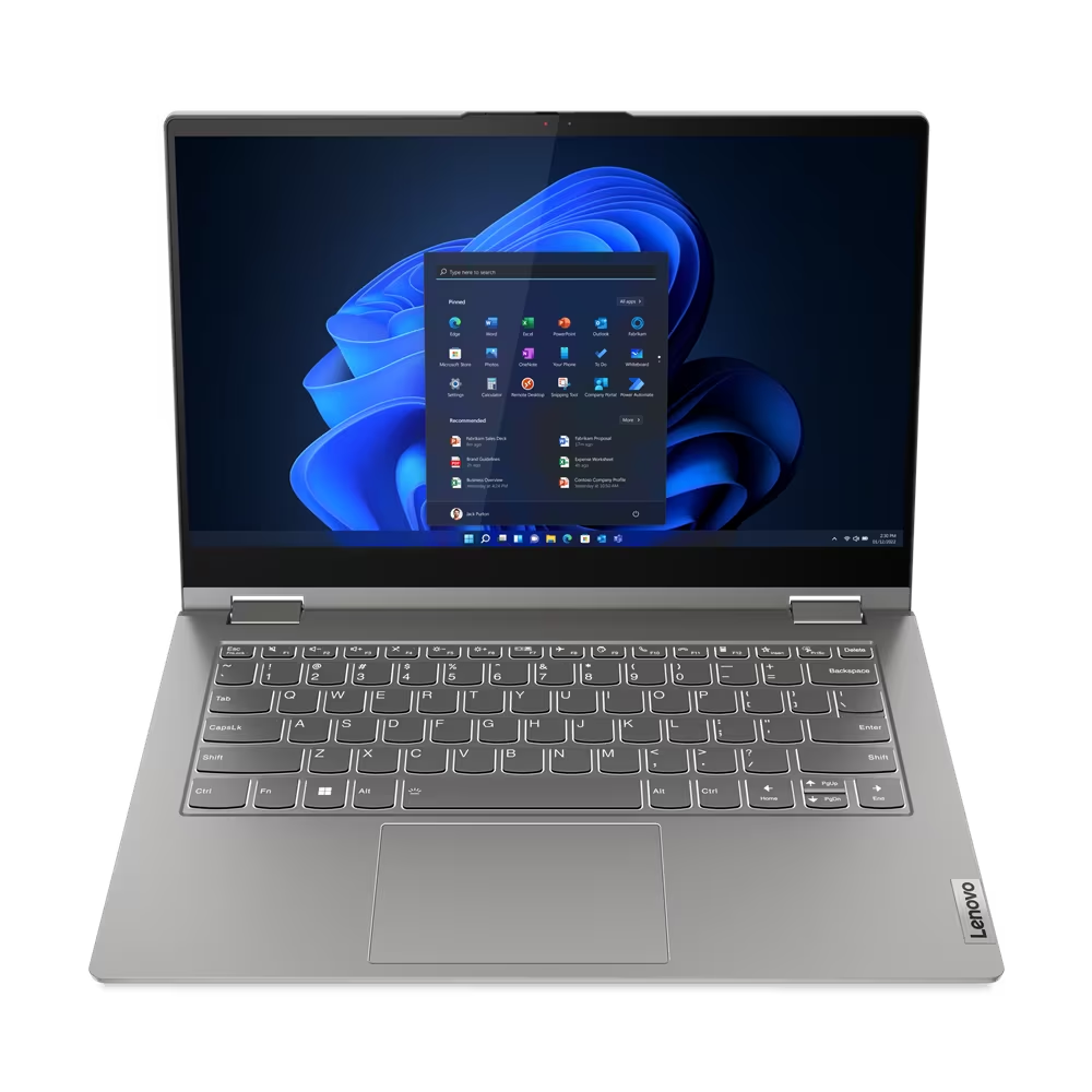 Convertible 2 en 1 - Lenovo ThinkBook 14s Yoga G2 IAP Profesional, 14 "Full HD, Intel®Core™i5-1235U, 16GB RAM, 512GB, Iris® Xe Graphics, W11 Pro, Grey