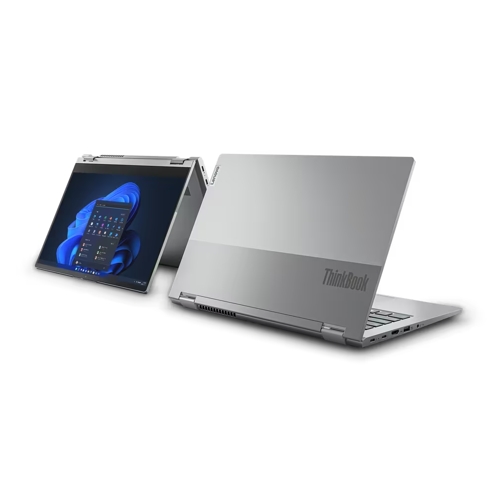 Convertible 2 en 1 - Lenovo ThinkBook 14s Yoga G2 IAP Profesional, 14 "Full HD, Intel®Core™i5-1235U, 16GB RAM, 512GB, Iris® Xe Graphics, W11 Pro, Grey