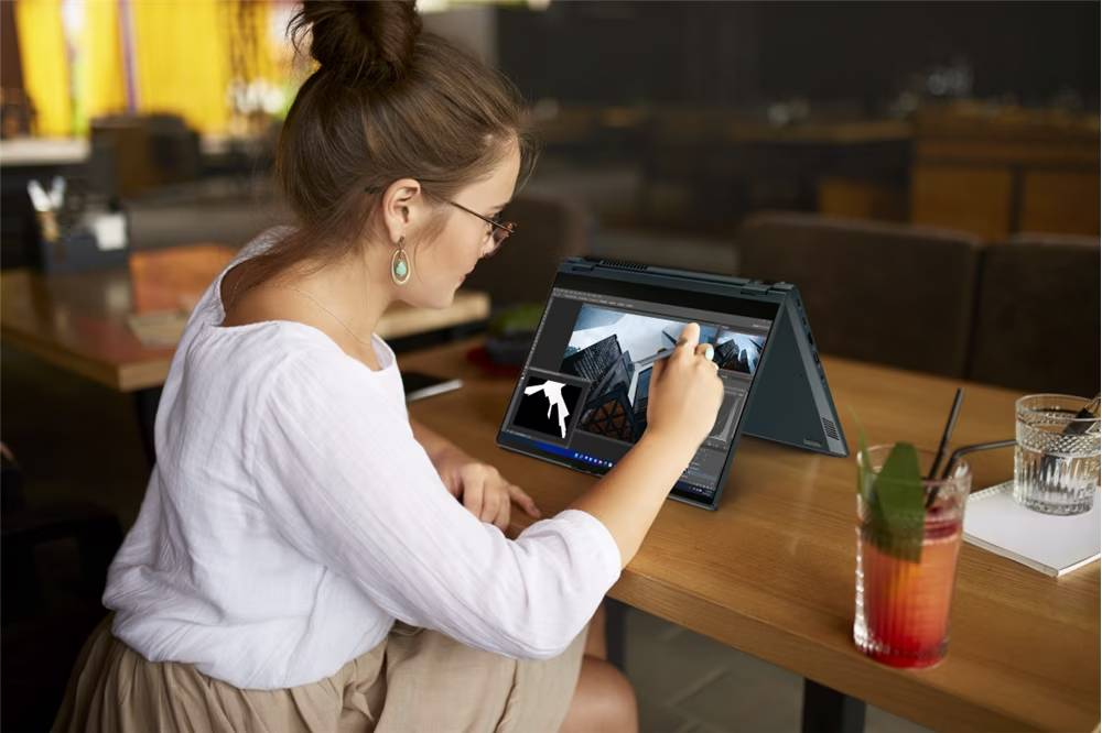 Convertible 2 en 1 - Lenovo ThinkBook 14s Yoga G2 IAP Profesional, 14 "Full HD, Intel®Core™i5-1235U, 16GB RAM, 512GB, Iris® Xe Graphics, W11 Pro, Grey