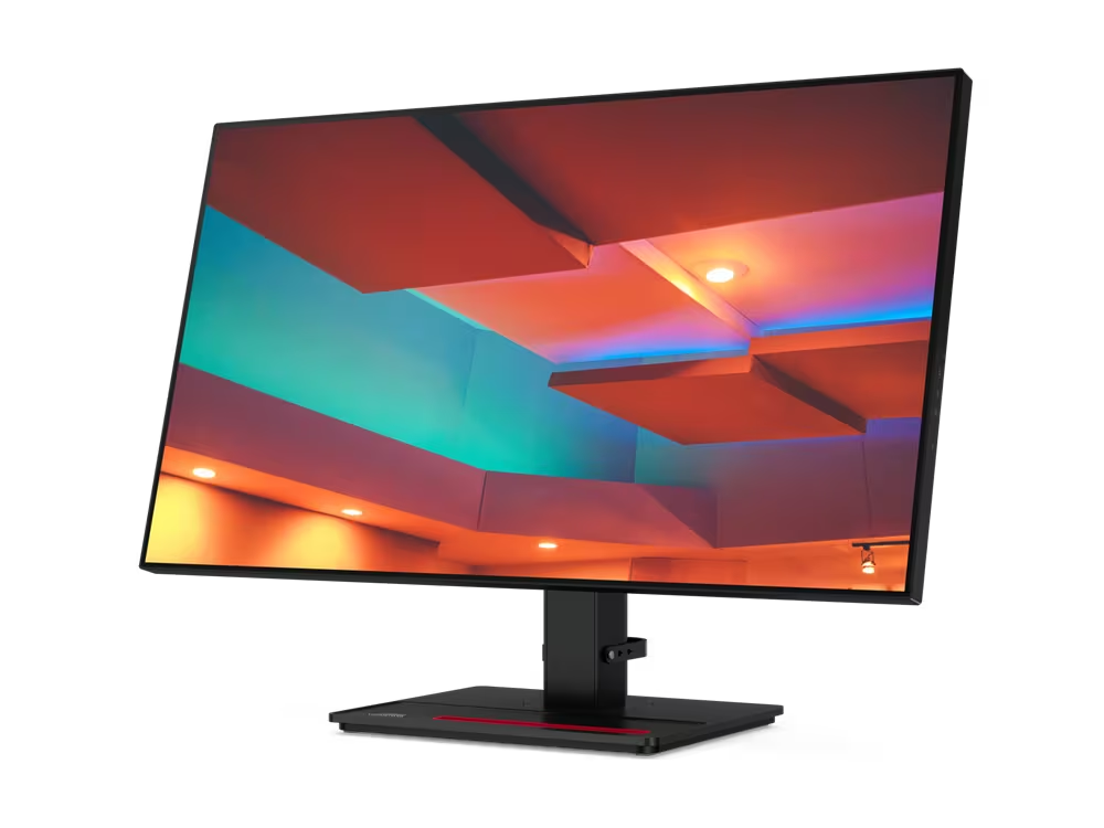 Monitor - Lenovo ThinkVision P27h-20 Profesional, 27 " WQHD, 4 ms, 60 Hz, 1x USB-C 3.1 , 1x HDMI® 1.4; 1x DisplayPort™ 1.2, 4x USB 3.1 Gen 1, Negro