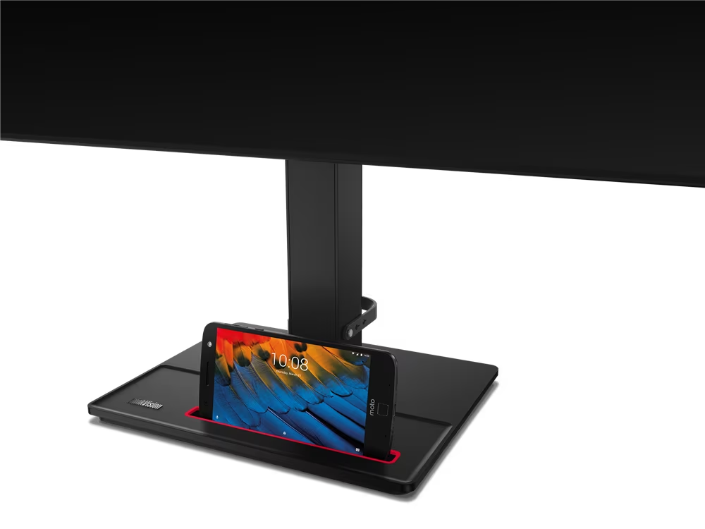 Monitor - Lenovo ThinkVision P27h-20 Profesional, 27 " WQHD, 4 ms, 60 Hz, 1x USB-C 3.1 , 1x HDMI® 1.4; 1x DisplayPort™ 1.2, 4x USB 3.1 Gen 1, Negro
