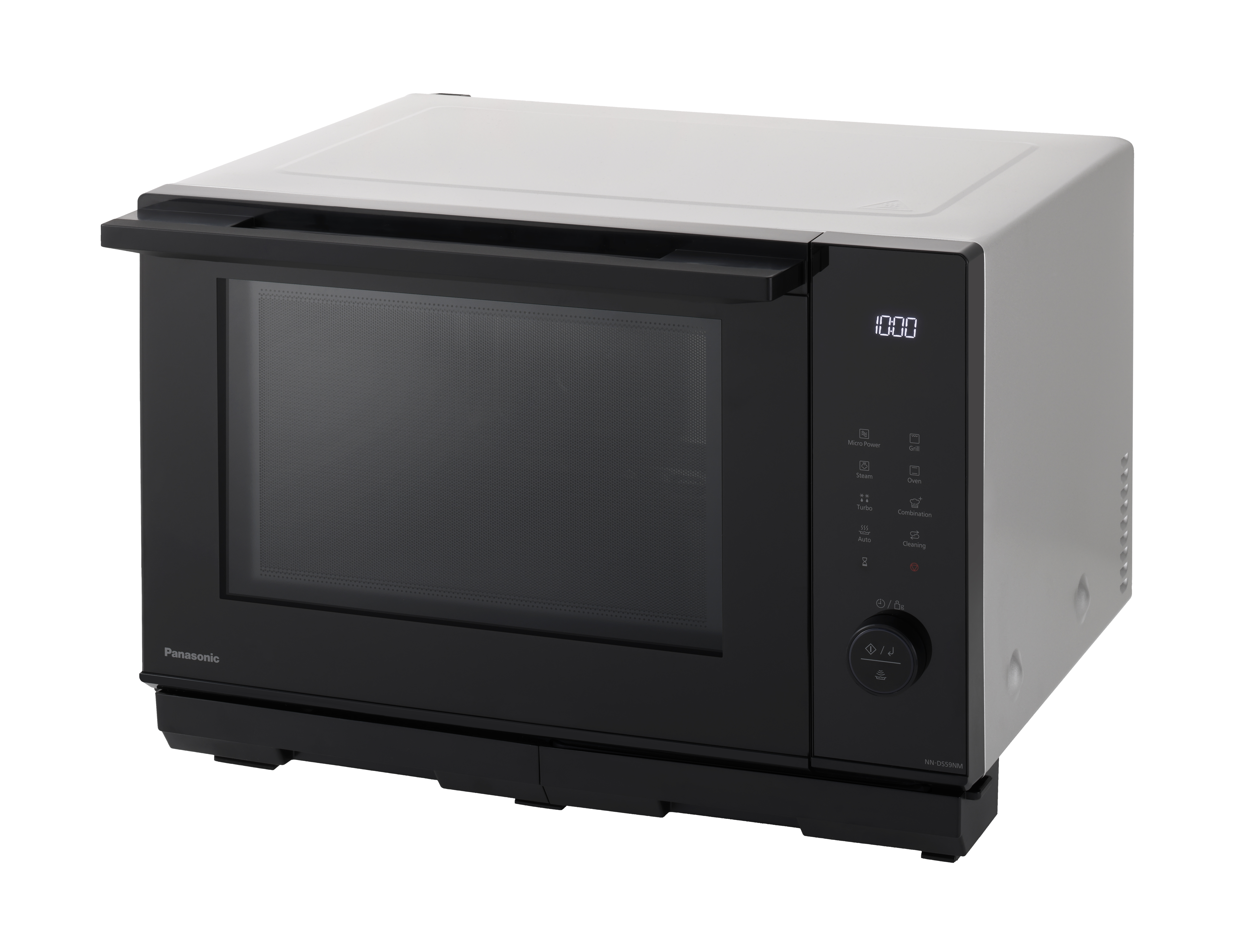 PANASONIC NN-DS59NMETG, Mikrowelle (1000 Watt, Grillfunktion & Dampffunktion)