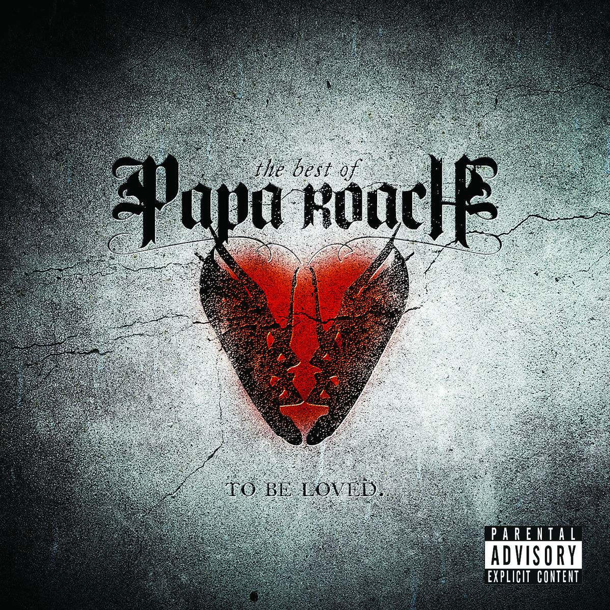 A 'Papa Roach - To Be Loved' album borítója, szívmintával.