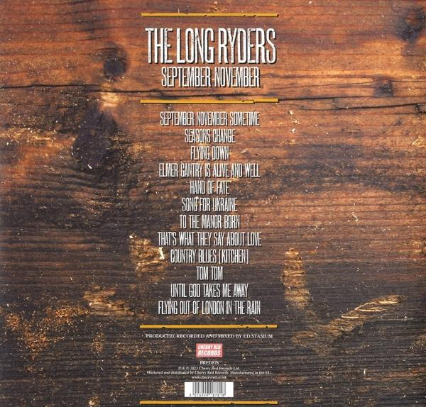 The Long Ryders - September November (Black Vinyl)  - (Vinyl)