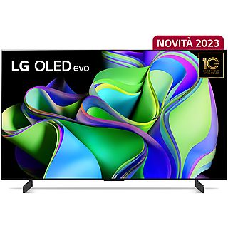 LG OLED EVO C3 OLED42C34LA TV OLED, 42 pollici, OLED 4K