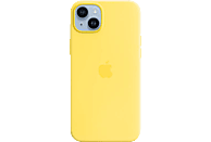 APPLE Silikon Case mit MagSafe, Backcover, Apple, iPhone 14 Plus, Kanariengelb