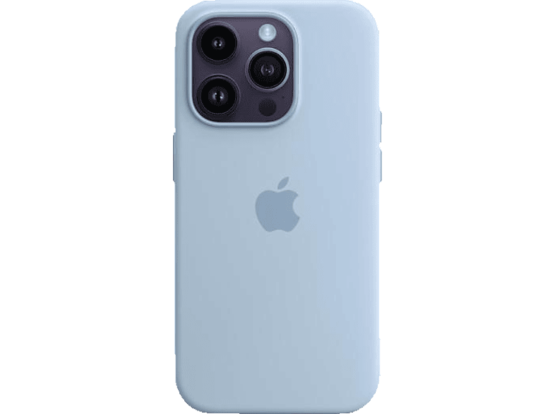 APPLE 14 Pro, MagSafe, Silikon iPhone mit Apple, Backcover, Case Himmel