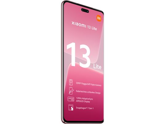 XIAOMI 13 Lite - Smartphone (6.55 ", 128 GB, Lite Pink)