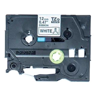 BROTHER TZe-R231 - Cassette à ruban textile (Noir sur Blanc)