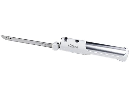 KOENIG B04208 - Couteau électrique sans fil (Blanc/argent)