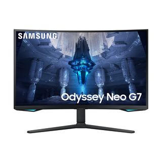 Monitor gaming - Samsung Odyssey G7 LS32BG750NPXEN, 32", UHD, 1 ms, 165 Hz, HDMI 2.1, USB, Negro
