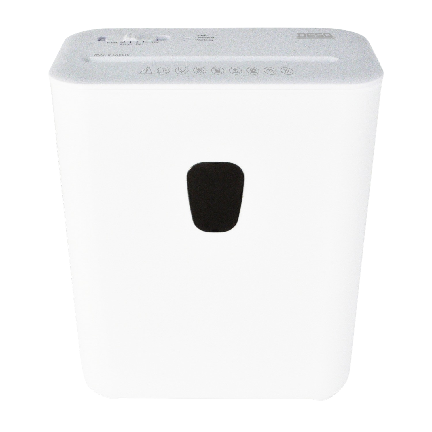 DESQ 20032 Papiervernietiger 8 vel 4 x 38 mm P-4 15 liter wit