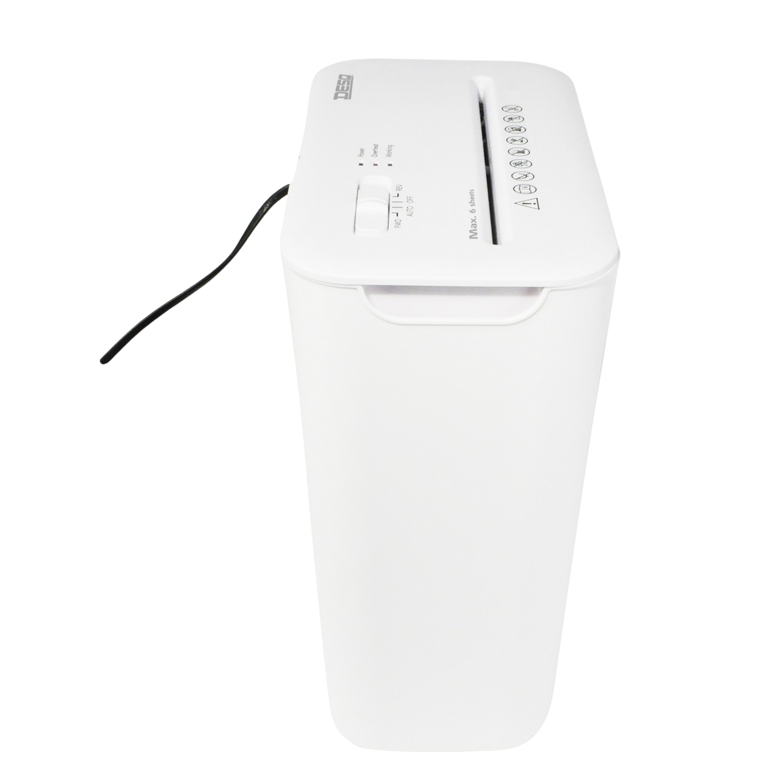 Desq Papiervernietiger 11 vel P4 Snipper 4x35 mm 21 liter