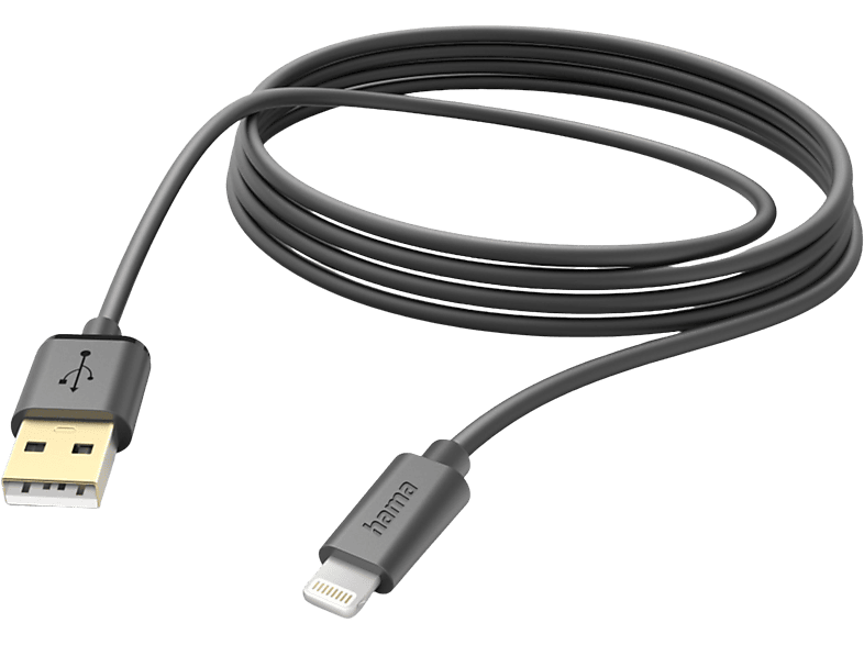 Hama Usb-kabel - Lightning 3 M Zwart (201582)