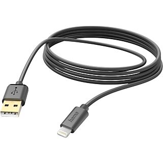 HAMA USB-kabel - Lightning 3 m Zwart (201582)