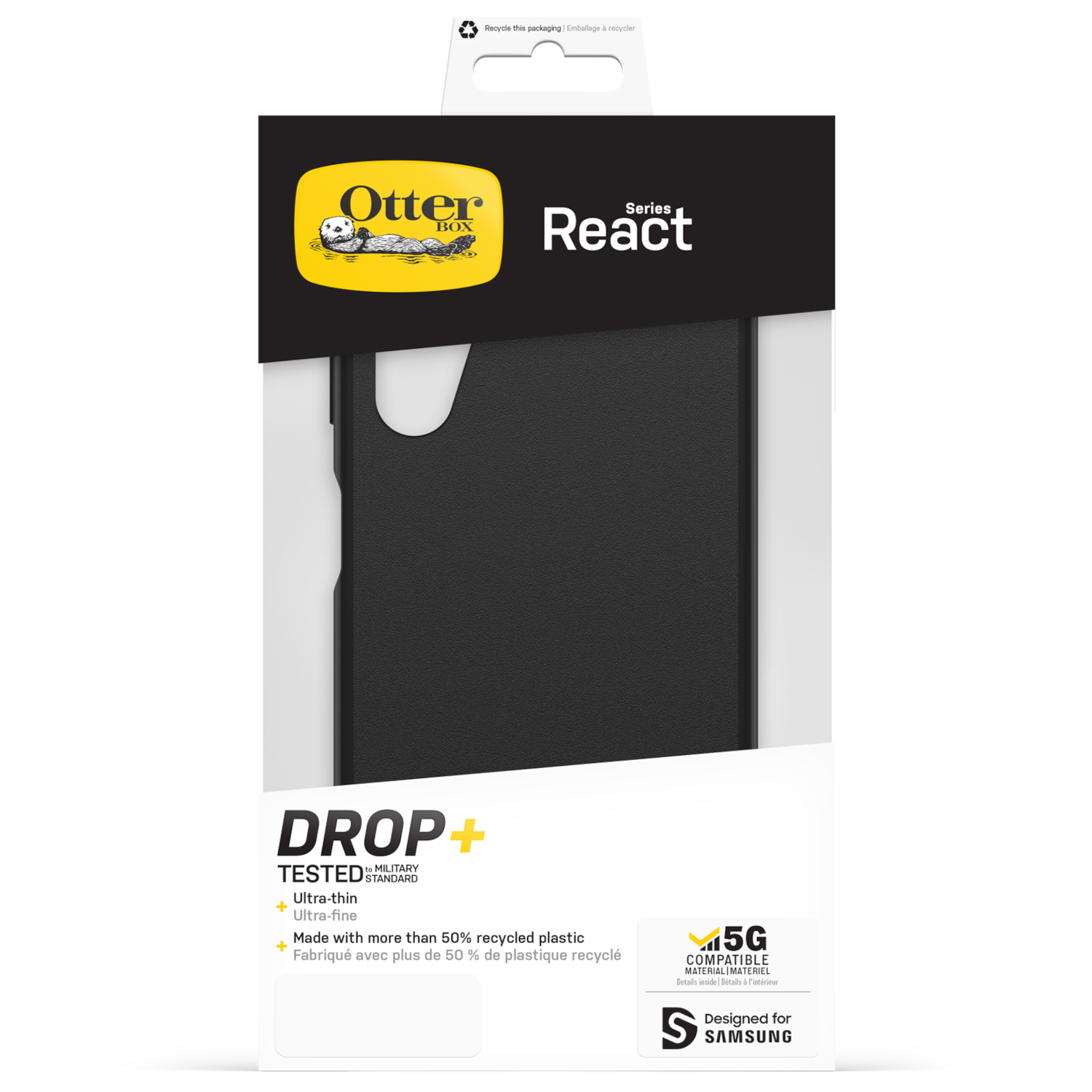 OTTERBOX Cover React Series Galaxy Galaxy A14 5G Noir (53791)