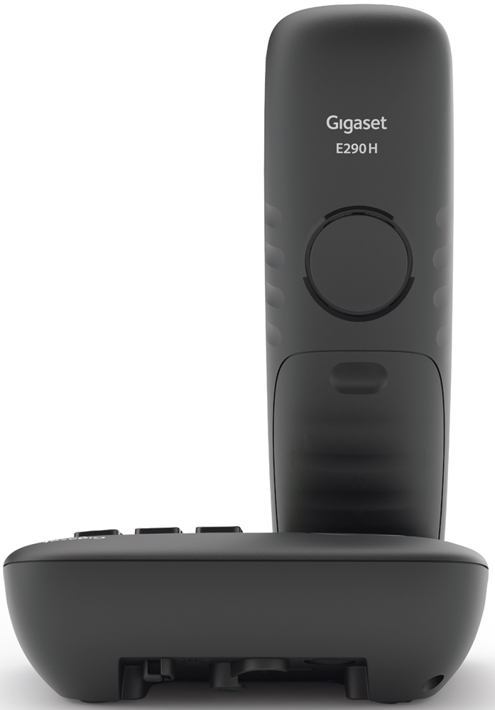 GIGASET Téléphone sans fil E290AE Duo avec répondeur intégré (GIG-E290AEDUO-BLK)