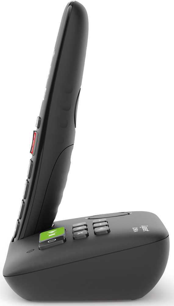 GIGASET Téléphone sans fil E290AE Duo avec répondeur intégré (GIG-E290AEDUO-BLK)