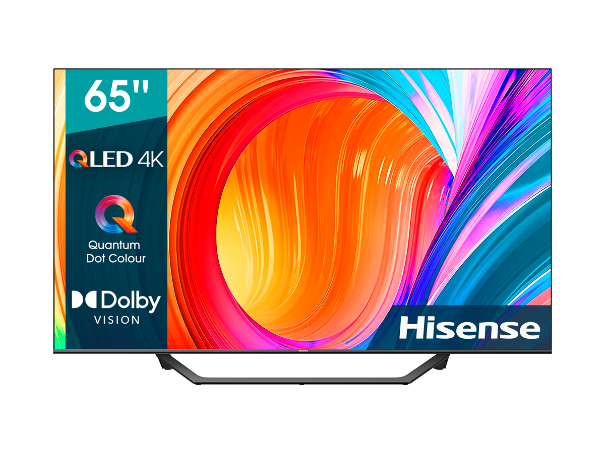 TV QLED 65" - Hisense 65A7GQ, HDR UHD 4K , Smart TV, HDMI, Dolby Atmos, Dolby Vision, HDR10+, Negro