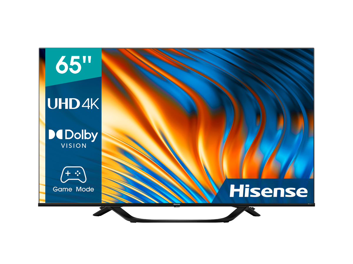 TV LED 65" - Hisense 65 A63H, UHD 4K, VIDAA U 5.0, HDMI 2.1, Dolby Vision, HDR10+, Control de voz, Negro